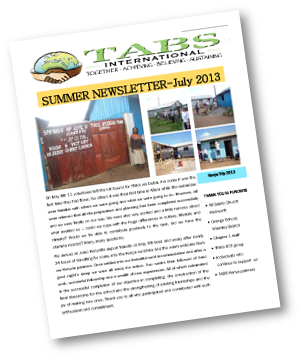 Newsletter : Summer 2013