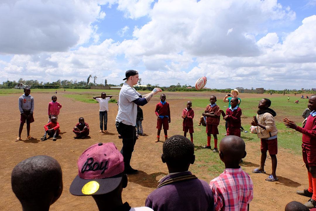 Kenya 2017 : Teaching the children the best game ever invented!